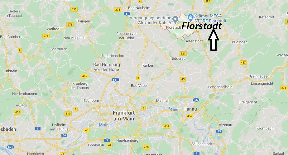 Wo liegt Florstadt (61197)? Wo ist Florstadt
