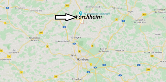 Wo liegt Forchheim (91301)? Wo ist Forchheim