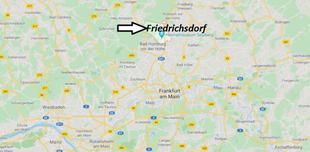 Wo liegt Friedrichsdorf (61381)? Wo ist Friedrichsdorf