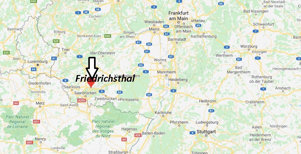 Wo liegt Friedrichsthal (66299)? Wo ist Friedrichsthal