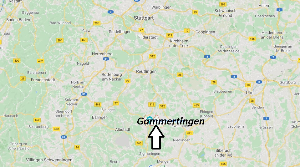 Wo liegt Gammertingen (72501)? Wo ist Gammertingen