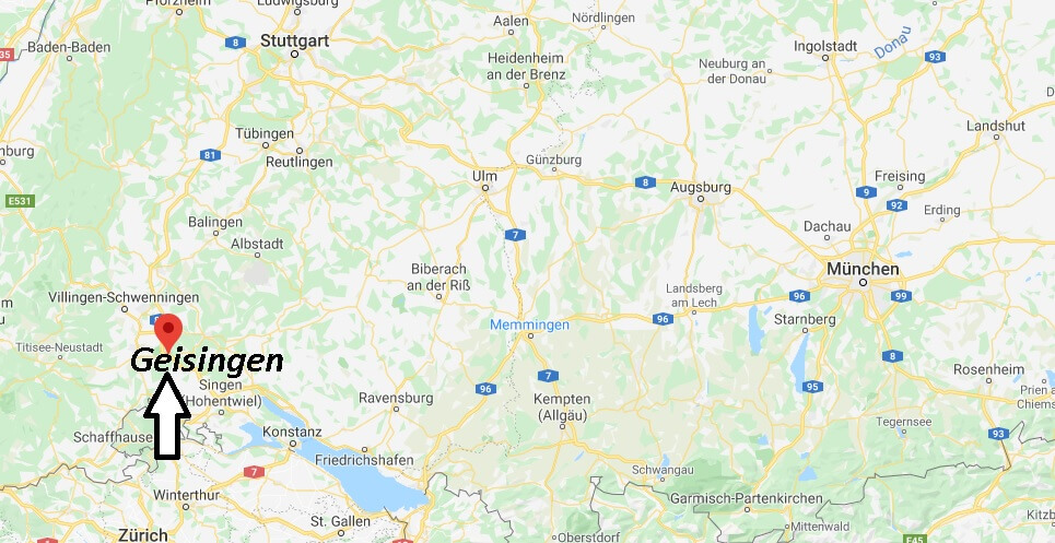 Wo liegt Geisingen (78187)? Wo ist Geisingen