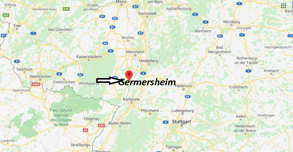 Wo liegt Germersheim (76726)? Wo ist Germersheim