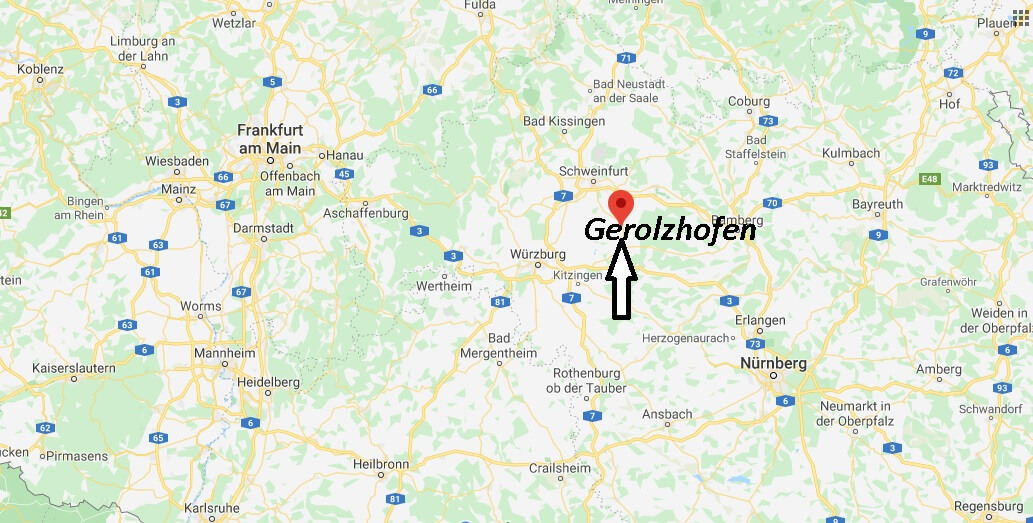 Wo liegt Gerolzhofen (97447)? Wo ist Gerolzhofen
