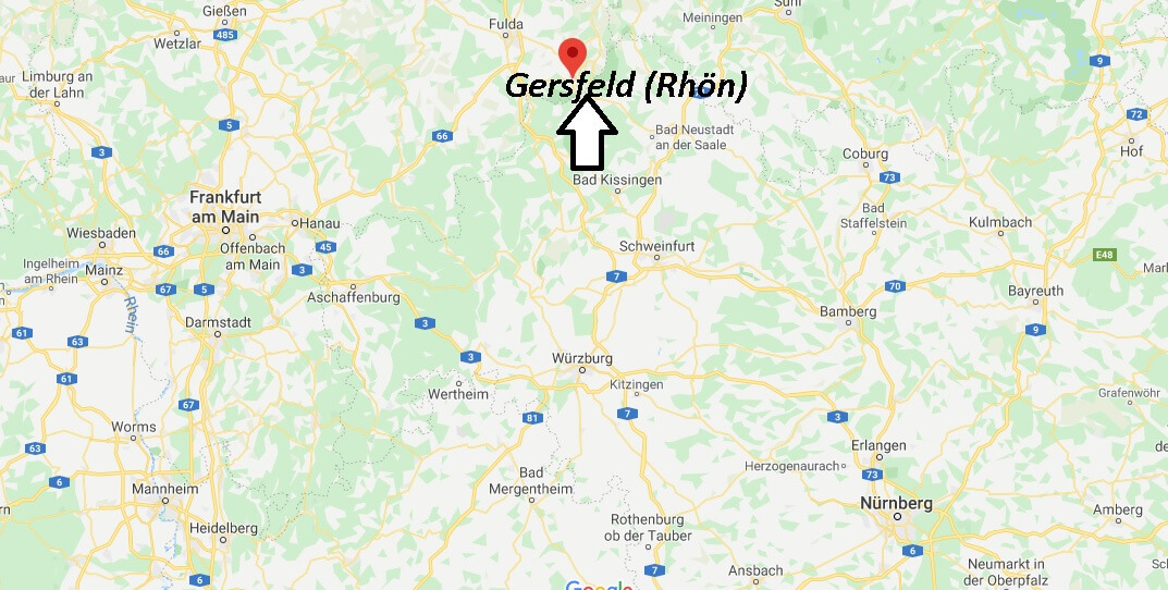 Wo liegt Gersfeld (Rhön) (36129)? Wo ist Gersfeld (Rhön)