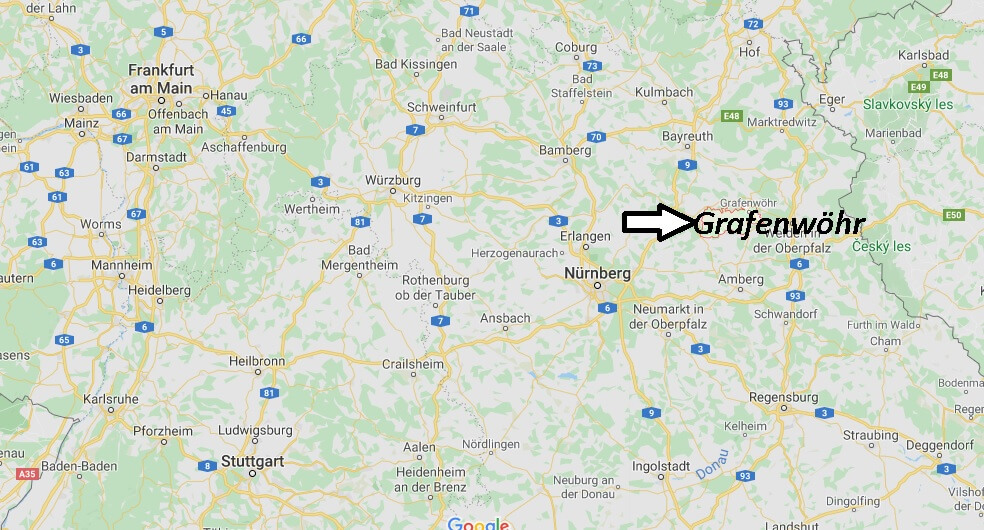Wo liegt Grafenwöhr (92655)? Wo ist Grafenwöhr