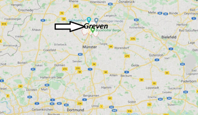 Wo liegt Greven (48268)? Wo ist Greven