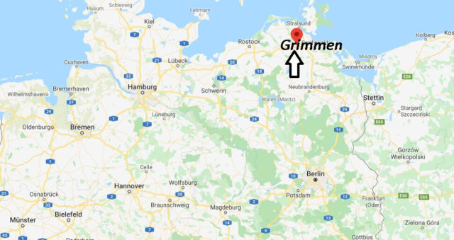 Wo liegt Grimmen (18507)? Wo ist Grimmen