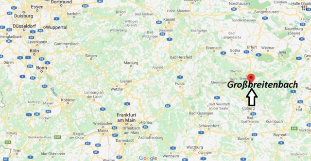 Wo liegt Großbreitenbach (98701)? Wo ist Großbreitenbach