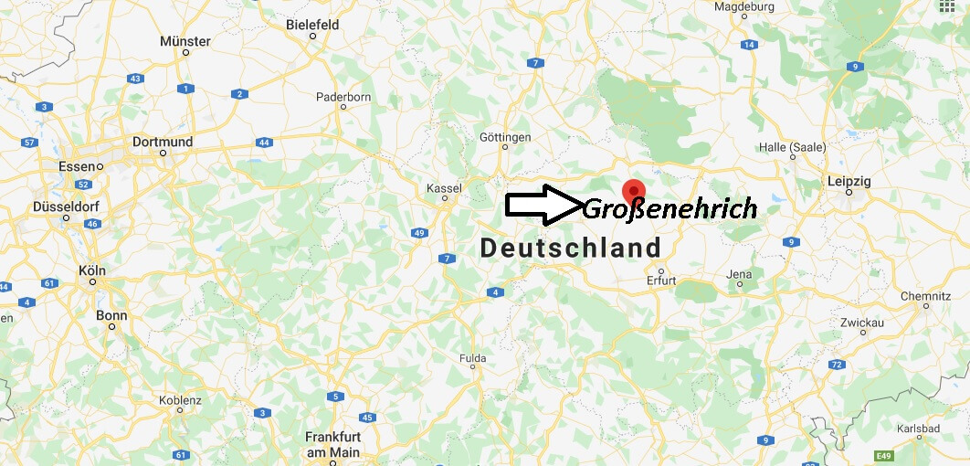 Wo liegt Großenehrich (99718)? Wo ist Großenehrich