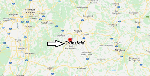Wo liegt Grünsfeld (97947)? Wo ist Grünsfeld