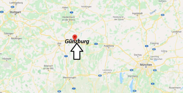 Wo liegt Günzburg (89312)? Wo ist Günzburg