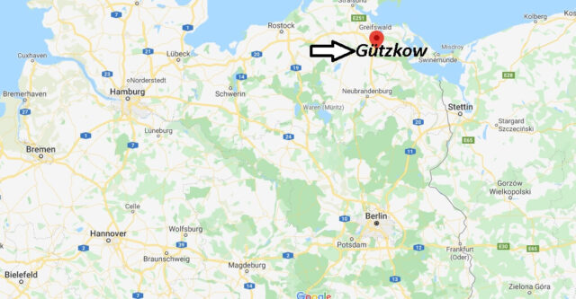 Wo liegt Gützkow (17506)? Wo ist Gützkow