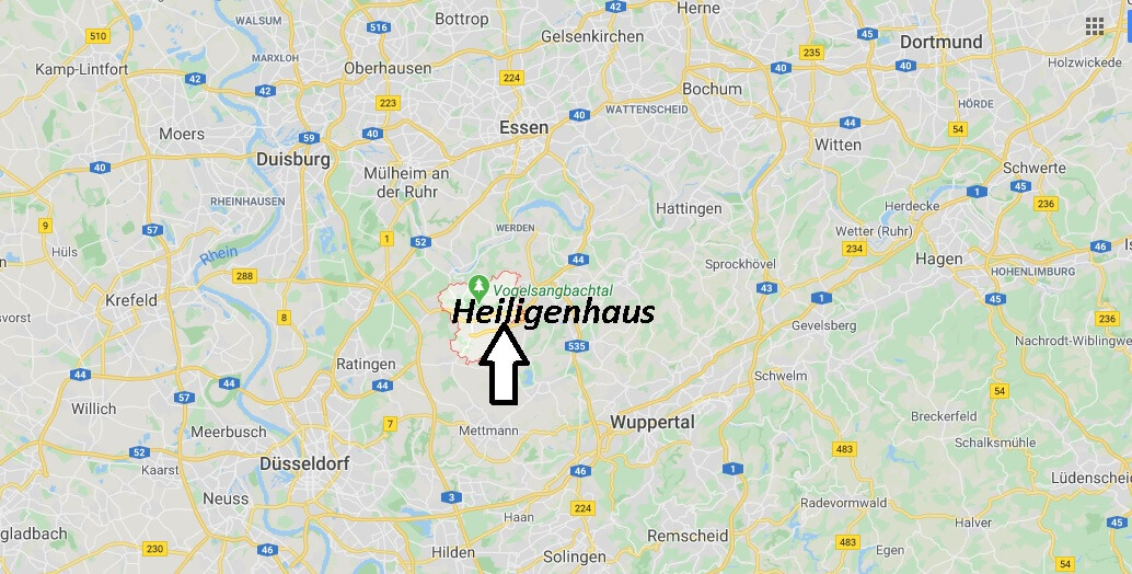 Wo liegt Heiligenhaus (42579)? Wo ist Heiligenhaus