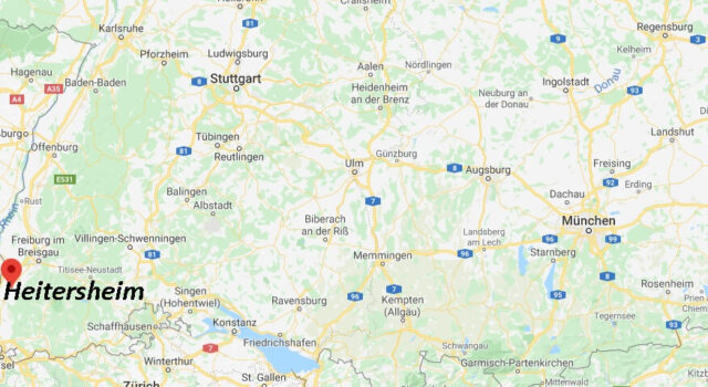 Wo liegt Heitersheim (79423)? Wo ist Heitersheim