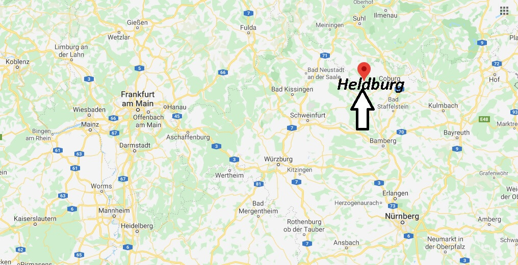 Wo liegt Heldburg (98663)? Wo ist Heldburg