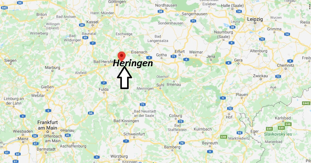 Wo liegt Heringen (36266)? Wo ist Heringen