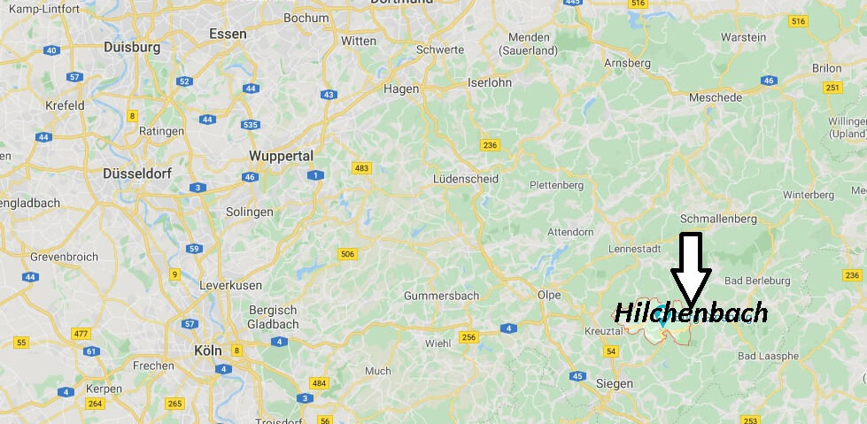 Wo liegt Hilchenbach (57271)? Wo ist Hilchenbach