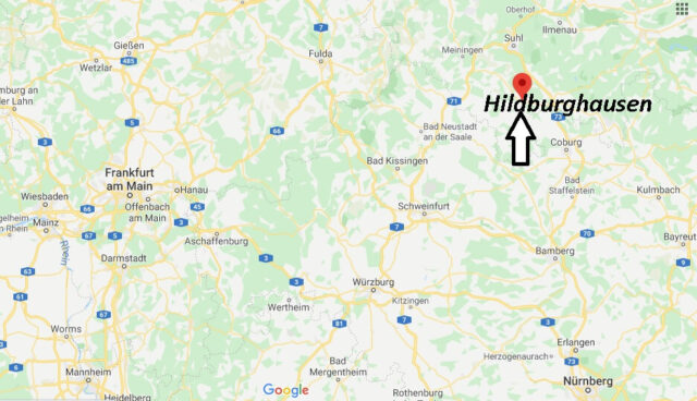 Wo liegt Hildburghausen (98646)? Wo ist Hildburghausen