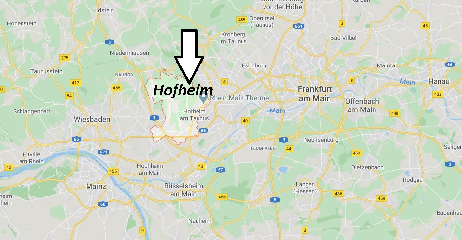 Wo liegt Hofheim (65719)? Wo ist Hofheim