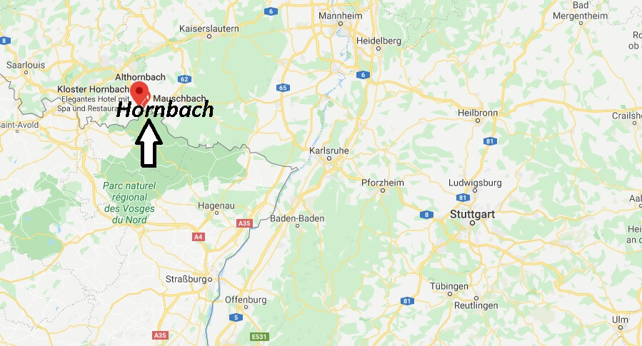 Wo liegt Hornbach (66500)? Wo ist Hornbach