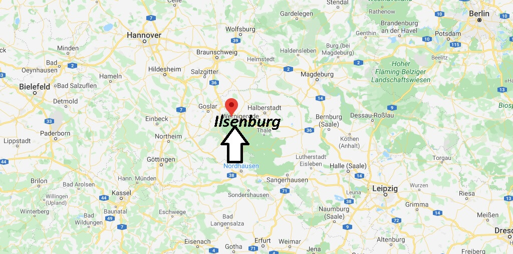Wo liegt Ilsenburg (38871)? Wo ist Ilsenburg