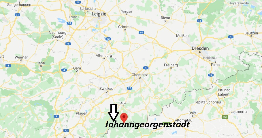 Wo liegt Johanngeorgenstadt (08349)? Wo ist Johanngeorgenstadt