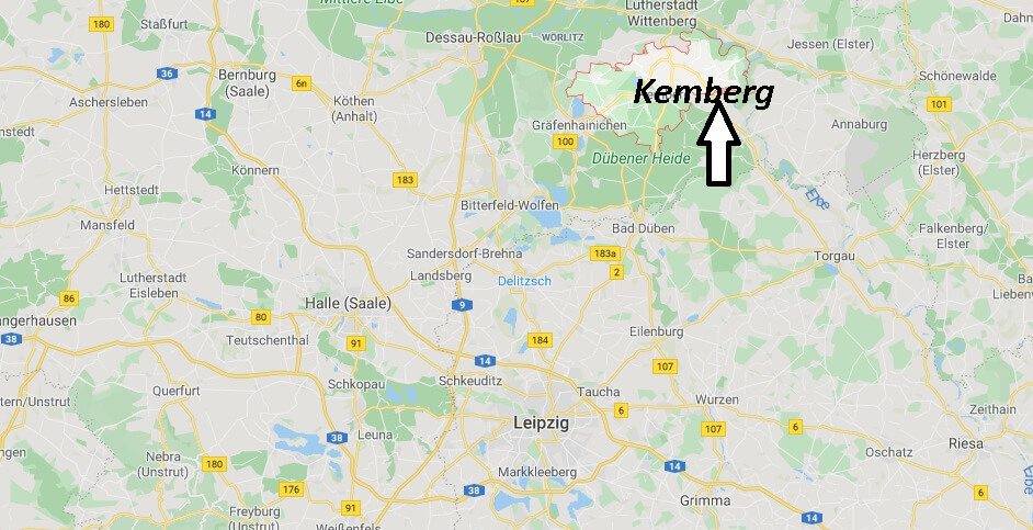 Wo liegt Kemberg (06901)? Wo ist Kemberg