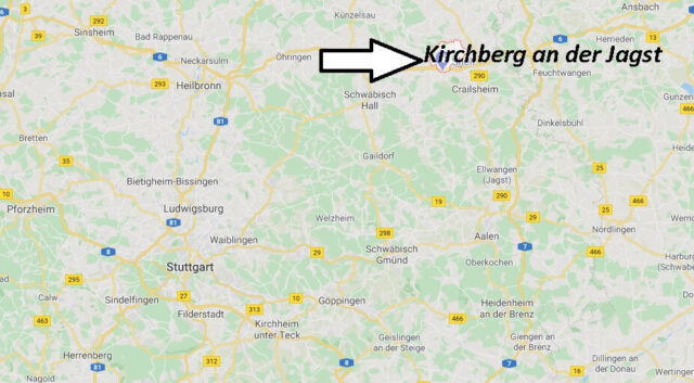 Wo liegt Kirchberg an der Jagst (74592)? Wo ist Kirchberg an der Jagst