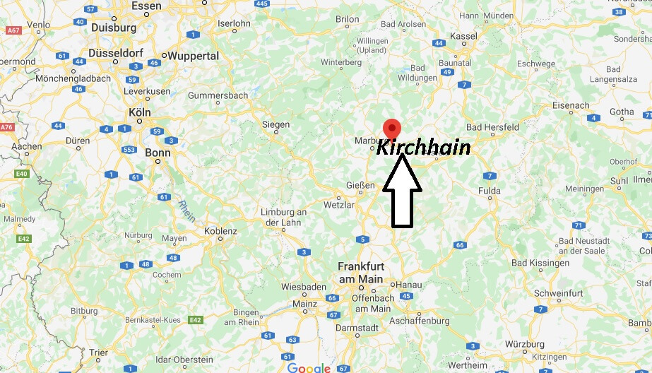 Wo liegt Kirchhain (35274)? Wo ist Kirchhain