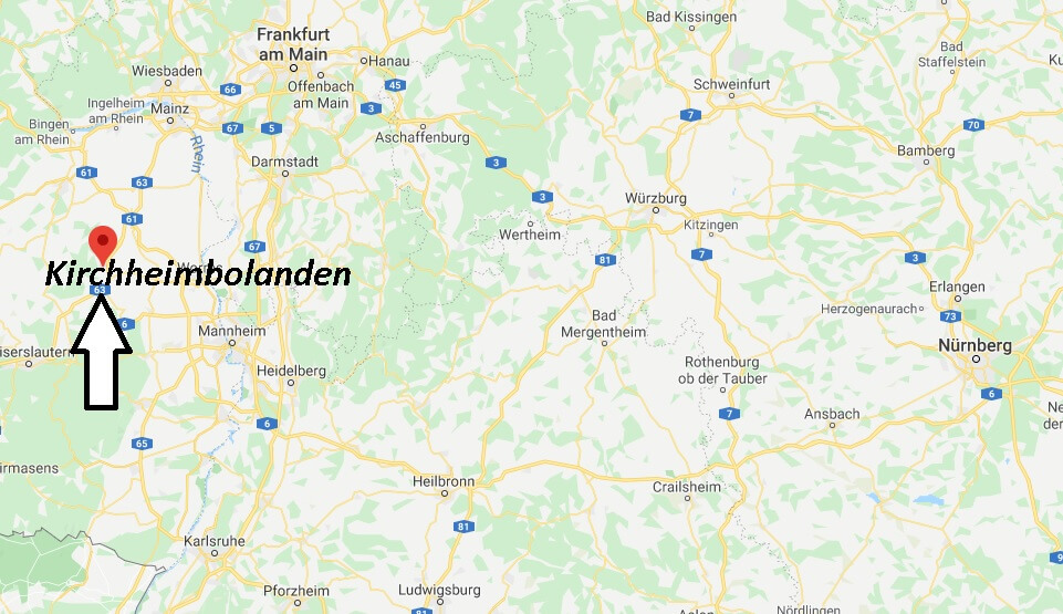 Wo liegt Kirchheimbolanden (67292)? Wo ist Kirchheimbolanden