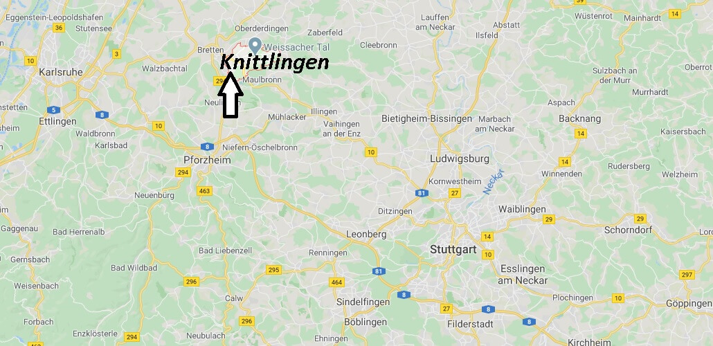 Wo liegt Knittlingen (75438)? Wo ist Knittlingen