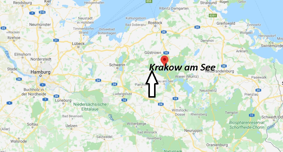 Wo liegt Krakow am See (18292)? Wo ist Krakow am See