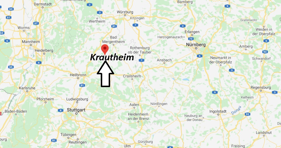 Wo liegt Krautheim (74238)? Wo ist Krautheim