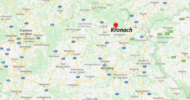 Wo liegt Kronach (96317)? Wo ist Kronach