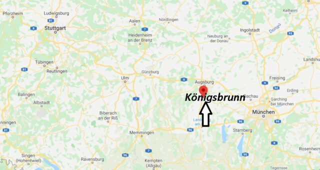 Wo liegt Königsbrunn (86343)? Wo ist Königsbrunn