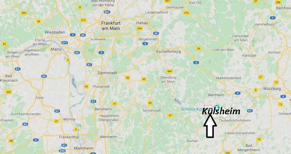 Wo liegt Külsheim (97900)? Wo ist Külsheim