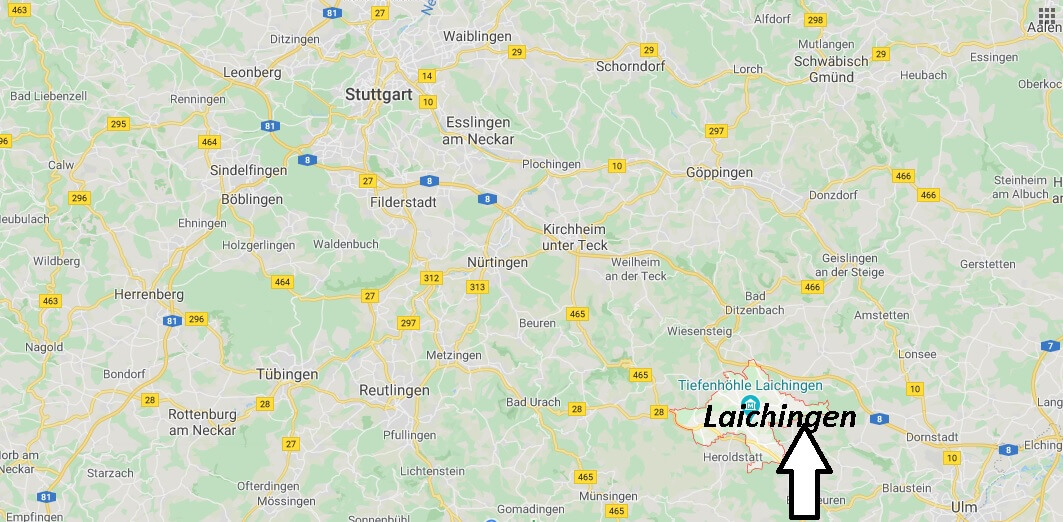 Wo liegt Laichingen (89150)? Wo ist Laichingen