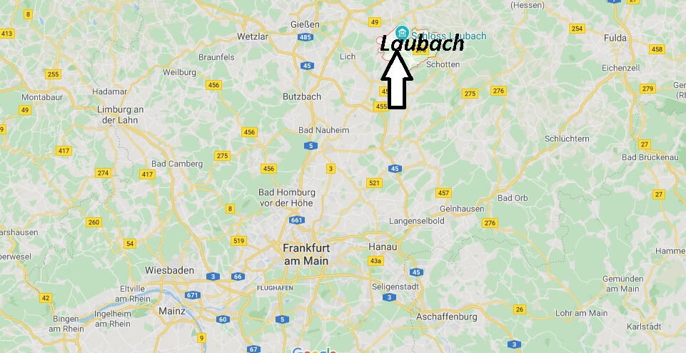 Wo liegt Laubach (35321)? Wo ist Laubach