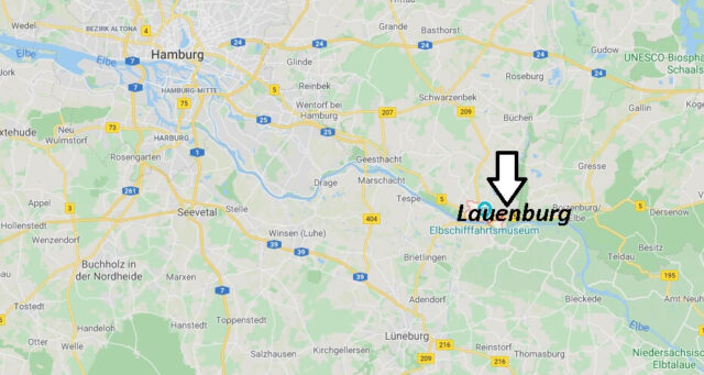 Wo liegt Lauenburg (21481)? Wo ist Lauenburg