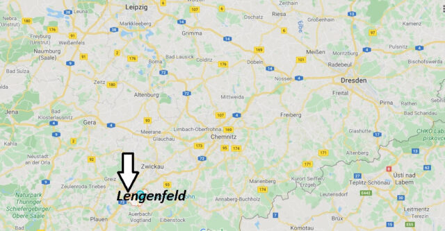 Wo liegt Lengenfeld? Wo ist Lengenfeld (Postleitzahl 08485)
