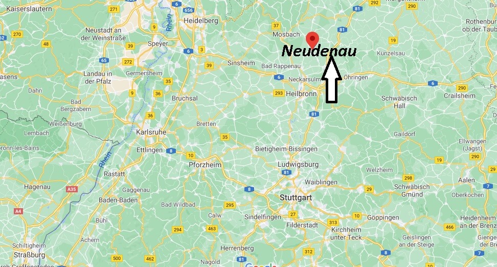 Wo liegt Neudenau - Wo ist Neudenau (Postleitzahl 74861)