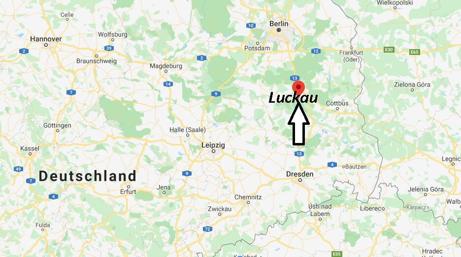 Wo liegt Luckau? Wo ist Luckau (Postleitzahl 15926)