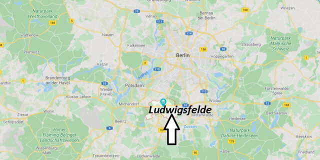 Wo liegt Ludwigsfelde? Wo ist Ludwigsfelde (Postleitzahl 14974)