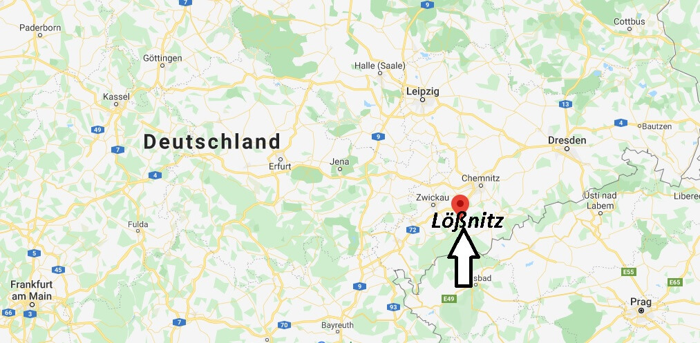 Wo liegt Lößnitz? Wo ist Lößnitz (Postleitzahl 08294)