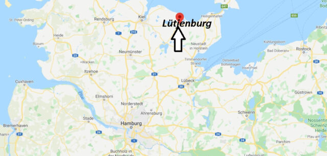 Wo liegt Lütjenburg? Wo ist Lütjenburg (Postleitzahl 24321)