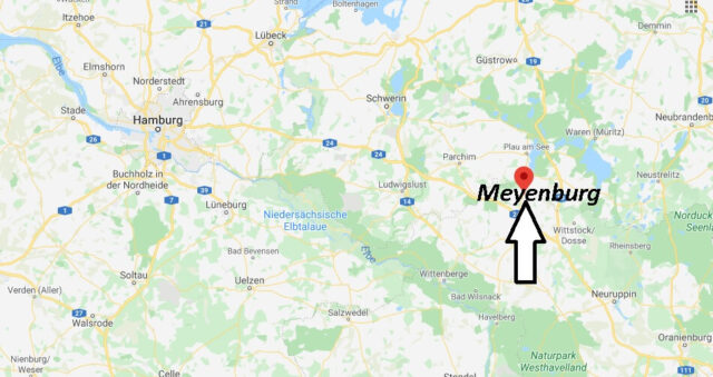 Wo liegt Meyenburg? Wo ist Meyenburg (Postleitzahl 16945)
