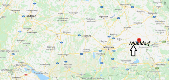 Wo liegt Mühldorf -Wo ist Mühldorf (Postleitzahl 84453)