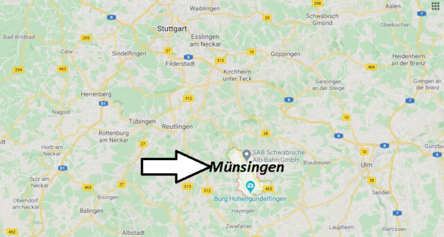 Wo liegt Münsingen - Wo ist Münsingen (Postleitzahl 72525)