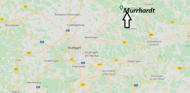 Wo liegt Murrhardt - Wo ist Murrhardt (Postleitzahl 71540)
